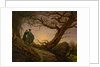 Two Men Contemplating the Moon, c.1825–30 by Caspar David Friedrich
