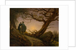 Two Men Contemplating the Moon, c.1825–30 by Caspar David Friedrich