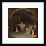 Pope Gregory XVI Visiting the Church of San Benedetto at Subiaco, 1843 by Jean-Francois Montessuy