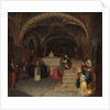 Pope Gregory XVI Visiting the Church of San Benedetto at Subiaco, 1843 by Jean-Francois Montessuy