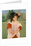 Spring: Margot Standing in a Garden, 1900 by Mary Stevenson Cassatt