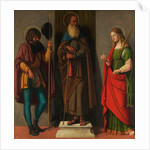 Three Saints: Roch, Anthony Abbot, and Lucy, c.1513 by Giovanni Battista Cima da Conegliano
