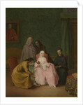 The Visit, 1746 by Pietro Longhi