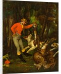 After the Hunt, c.1859 by Gustave Courbet