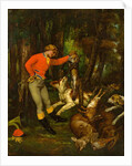 After the Hunt, c.1859 by Gustave Courbet