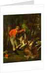 After the Hunt, c.1859 by Gustave Courbet