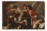 Tobias Curing His Father's Blindness, 1630-35 by Bernardo Strozzi