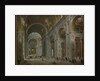 Interior of Saint Peter's, Rome after 1754 by Giovanni Paolo Pannini or Panini