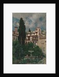 A Spanish Garden by Martin Rico y Ortega