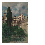 A Spanish Garden by Martin Rico y Ortega