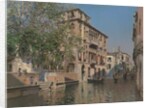 A Canal in Venice, c.1875 by Martin Rico y Ortega