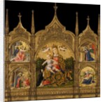 The Madonna of Humility, the Annunciation, the Nativity, and the Pietà, c.1465 by Bartolomeo Vivarini