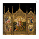 The Madonna of Humility, the Annunciation, the Nativity, and the Pietà, c.1465 by Bartolomeo Vivarini