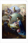 The Nativity with God the Father and the Holy Ghost, c.1740 by Giovanni Battista Pittoni