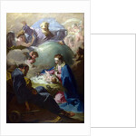 The Nativity with God the Father and the Holy Ghost, c.1740 by Giovanni Battista Pittoni
