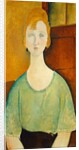 Girl in a Green Blouse, 1917 by Amedeo Modigliani