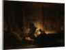 The Holy Family at Night, c.1642-48 by (studio of) Rembrandt Harmensz. van Rijn
