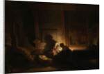 The Holy Family at Night, c.1642-48 by (studio of) Rembrandt Harmensz. van Rijn