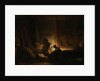 The Holy Family at Night, c.1642-48 by (studio of) Rembrandt Harmensz. van Rijn