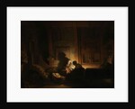 The Holy Family at Night, c.1642-48 by (studio of) Rembrandt Harmensz. van Rijn