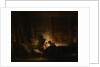 The Holy Family at Night, c.1642-48 by (studio of) Rembrandt Harmensz. van Rijn