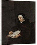 Old Woman Meditating, c.1661-63 by Gabriel Metsu