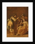 Card players with woman smoking a pipe, 1630-47 by Pieter Jansz. Quast