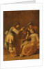 Card players with woman smoking a pipe, 1630-47 by Pieter Jansz. Quast