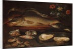 Still life with fish, oysters and shrimps, c.1620-50 by Clara Peeters