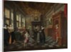 A Seven-Part Decorative Sequence: An Interior, 1630-32 by Dirck van Delen
