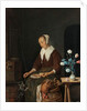 Woman Eating, Known as ‘The Cat’s Breakfast’, c.1661-64 by Gabriel Metsu
