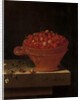 A Bowl of Strawberries on a Stone Plinth, 1696 by Adrian Coorte