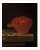 A Bowl of Strawberries on a Stone Plinth, 1696 by Adrian Coorte