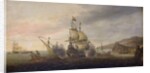 Naval Battle between Dutch Men-of-War and Spanish Galleys, c.1633-50 by Cornelius Bol