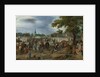 Prince Maurice and Frederick Henry at the Valkenburg Horse Fair, 1618 by Adriaen Pietersz. van de Venne