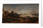 River View by Moonlight, c.1640-50 by Aert van der Neer