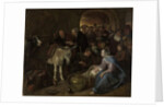 The adoration of the shepherds, 1660-79 by Jan Havicksz. Steen