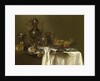 Still Life: Pewter and Silver Vessels and a Crab, c.1633-37 by Willem Claesz. Heda