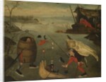 Grotesque Duel on the Ice, c.1560 by Pieter Huys