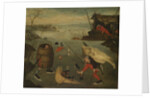 Grotesque Duel on the Ice, c.1560 by Pieter Huys