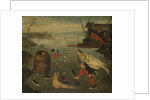 Grotesque Duel on the Ice, c.1560 by Pieter Huys