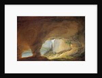 View from the Beatus Cave upon the Lake of Thun, 1776 by Caspar Wolf