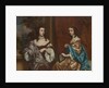 Mary Capel, Later Duchess of Beaufort, and Her Sister Elizabeth, Countess of Carnarvon, c.1657 by Peter Lely