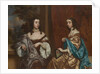 Mary Capel, Later Duchess of Beaufort, and Her Sister Elizabeth, Countess of Carnarvon, c.1657 by Peter Lely