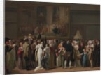 The Public Viewing David’s 'Coronation' at the Louvre, 1810 by Louis Leopold Boilly