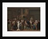 The Public Viewing David’s 'Coronation' at the Louvre, 1810 by Louis Leopold Boilly