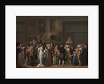 The Public Viewing David’s 'Coronation' at the Louvre, 1810 by Louis Leopold Boilly