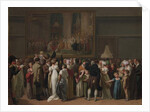 The Public Viewing David’s 'Coronation' at the Louvre, 1810 by Louis Leopold Boilly