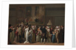 The Public Viewing David’s 'Coronation' at the Louvre, 1810 by Louis Leopold Boilly