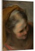 Head of an Old Woman Looking to Lower Right, 1584-86 by Federico Fiori Barocci or Baroccio